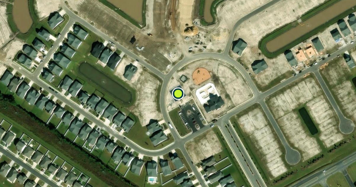 Satellite view of Horry County Pickleball Courts