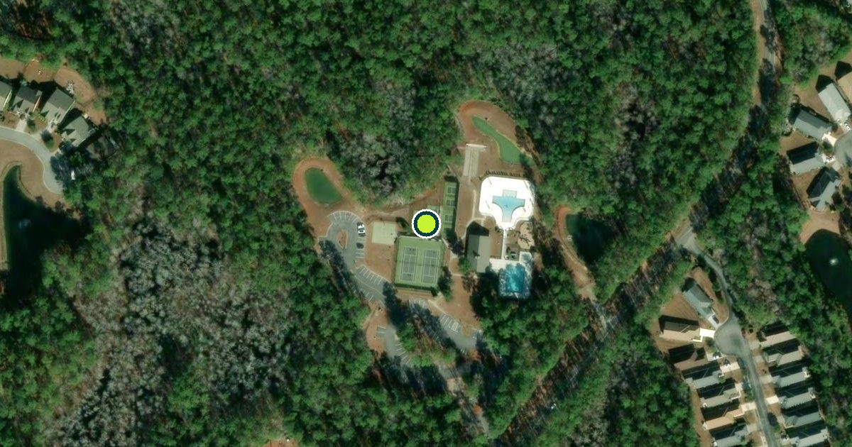 Satellite view of Horry County Pickleball Courts