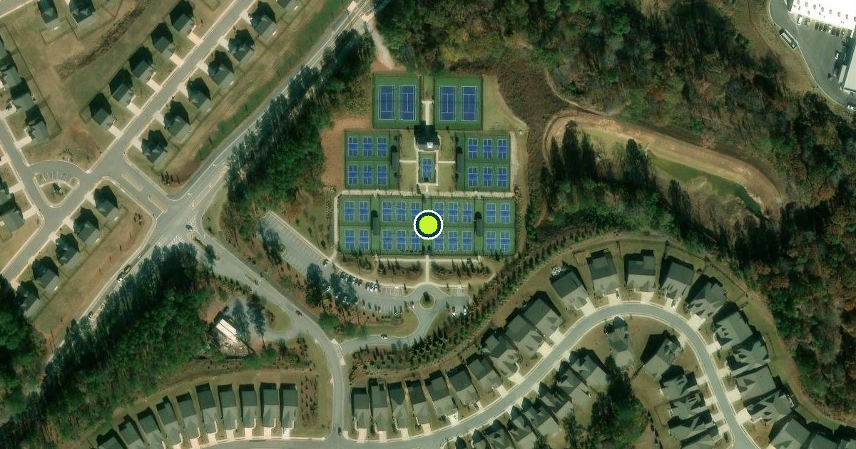 Satellite view of Hoschton Pickleball Courts