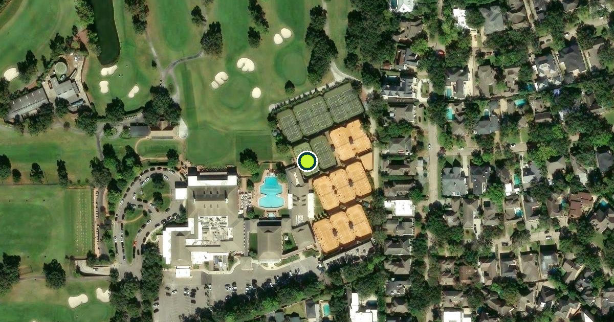 Satellite view of Houston Pickleball Courts