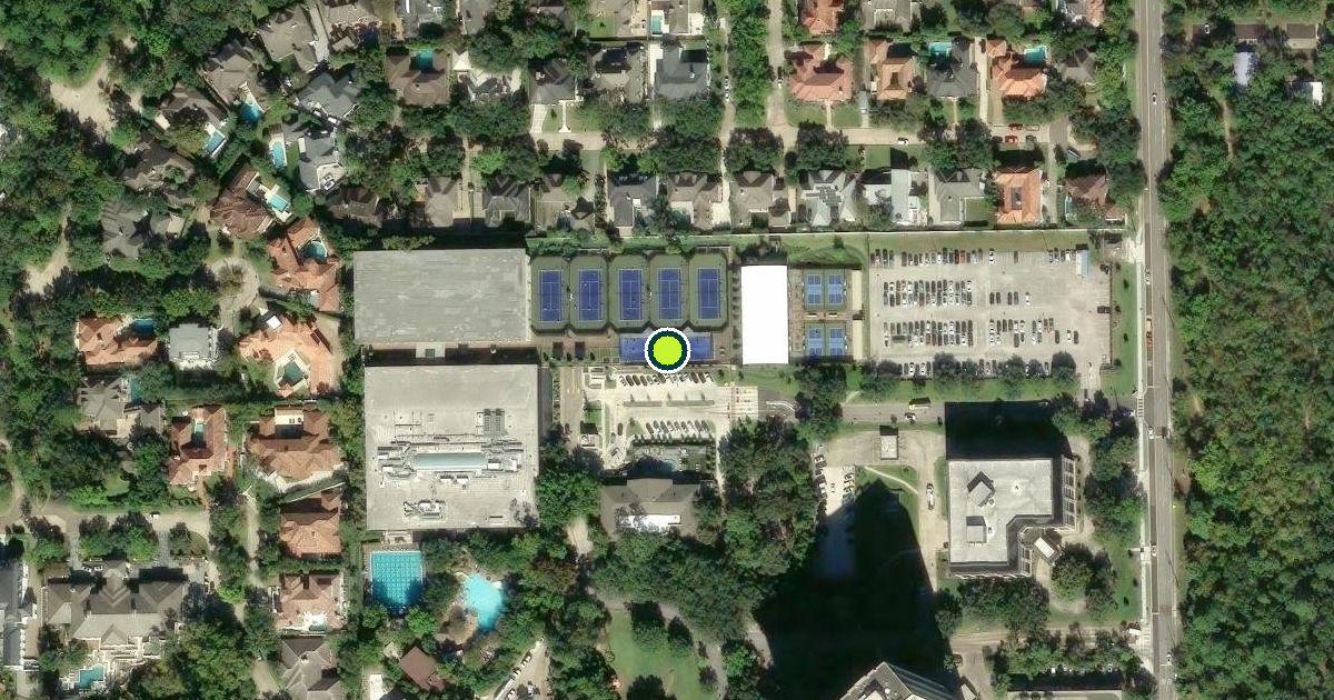 Satellite view of Houston Pickleball Courts
