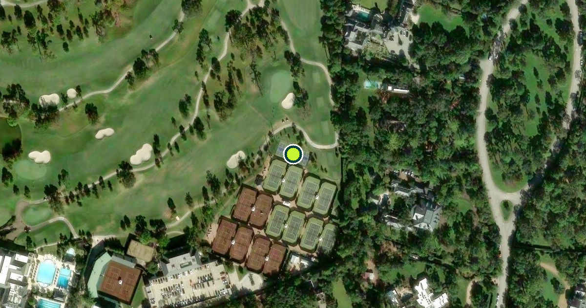 Satellite view of Houston Pickleball Courts