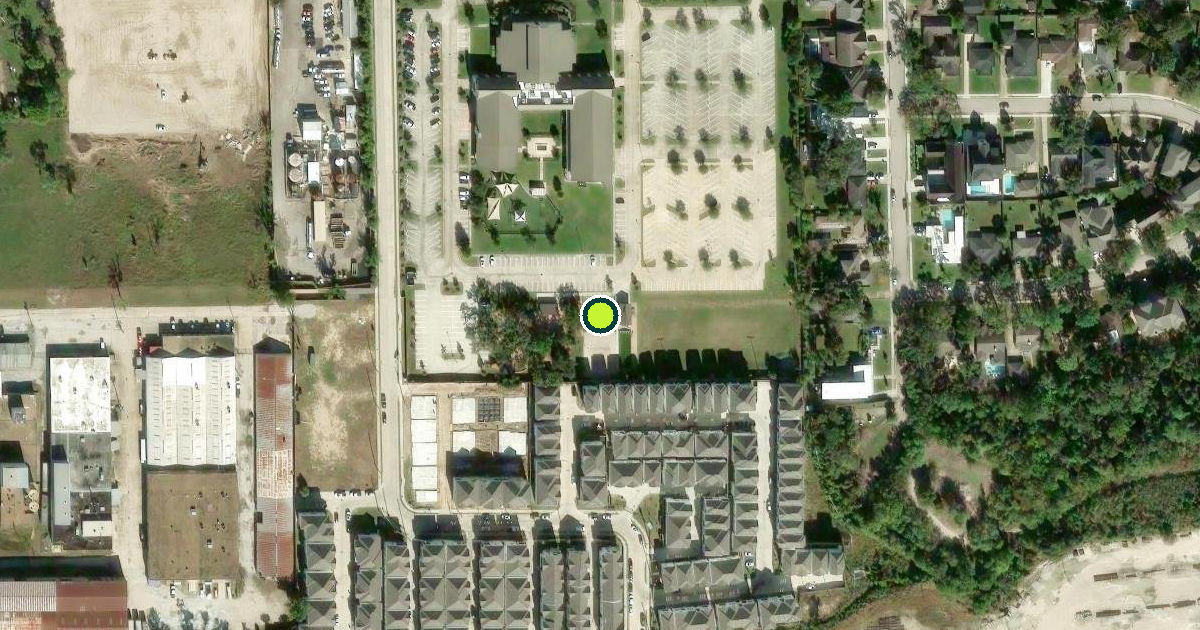 Satellite view of Houston Pickleball Courts