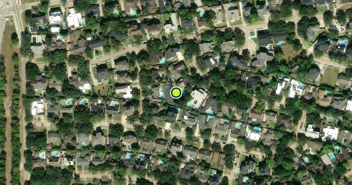 Satellite view of Houston Pickleball Courts