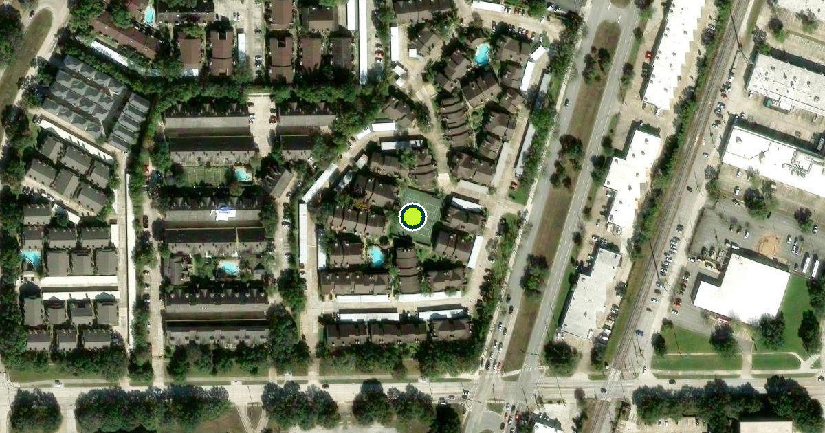 Satellite view of Houston Pickleball Courts