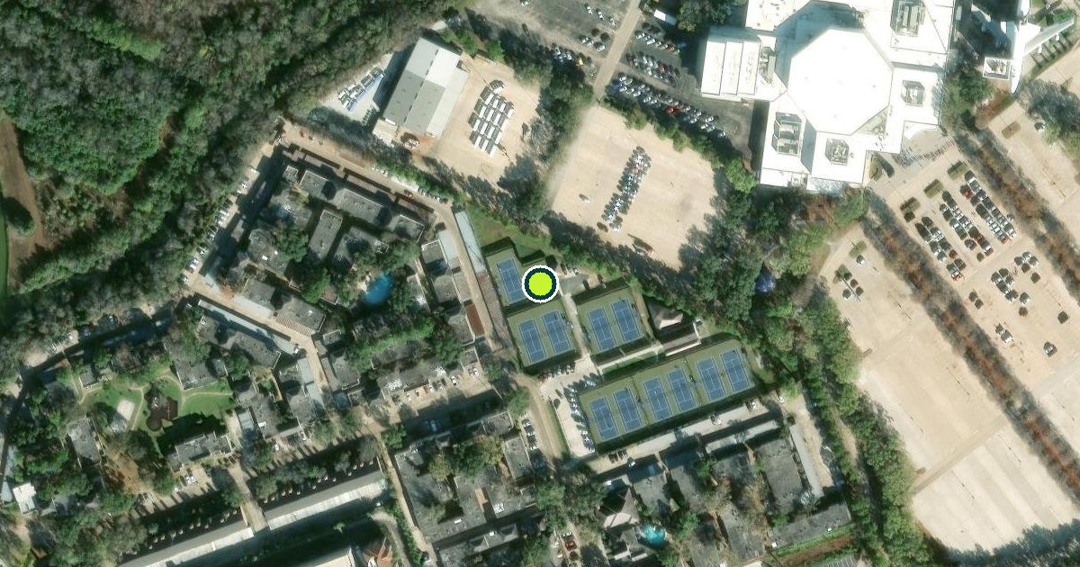 Satellite view of Houston Pickleball Courts