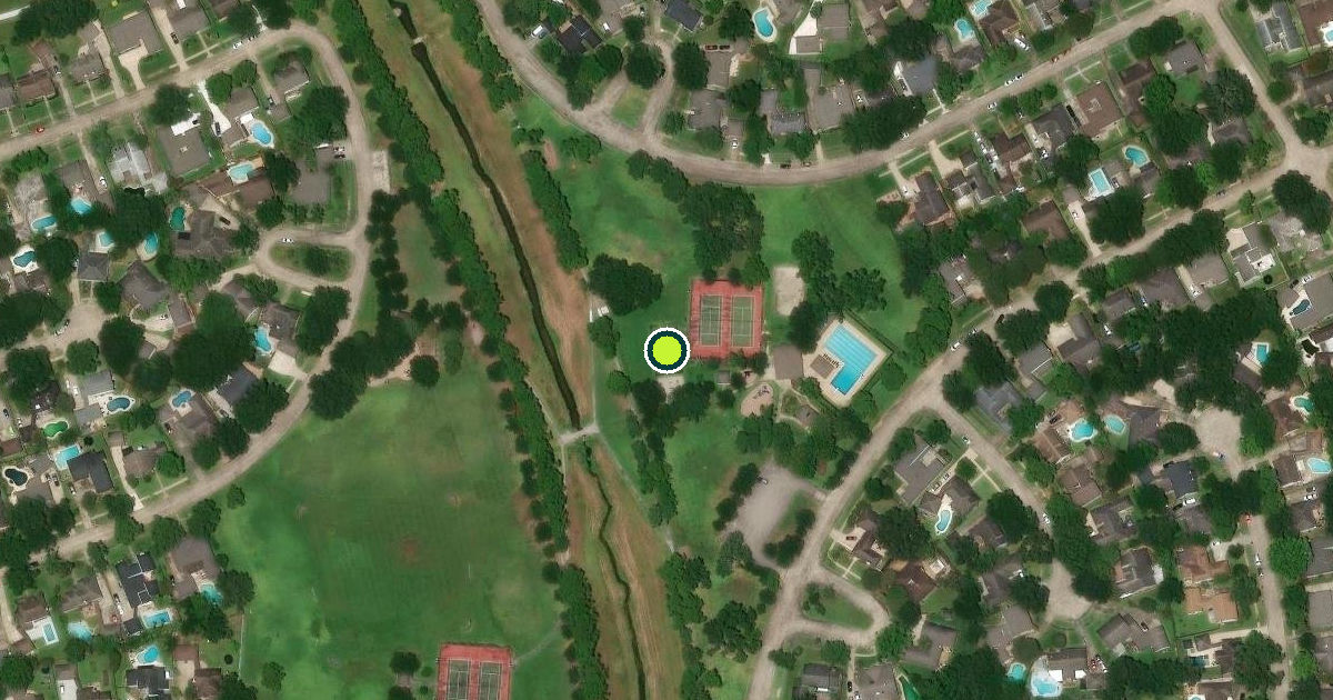 Satellite view of Houston Pickleball Courts