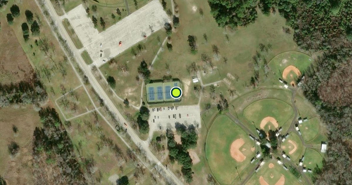 Satellite view of Houston Pickleball Courts