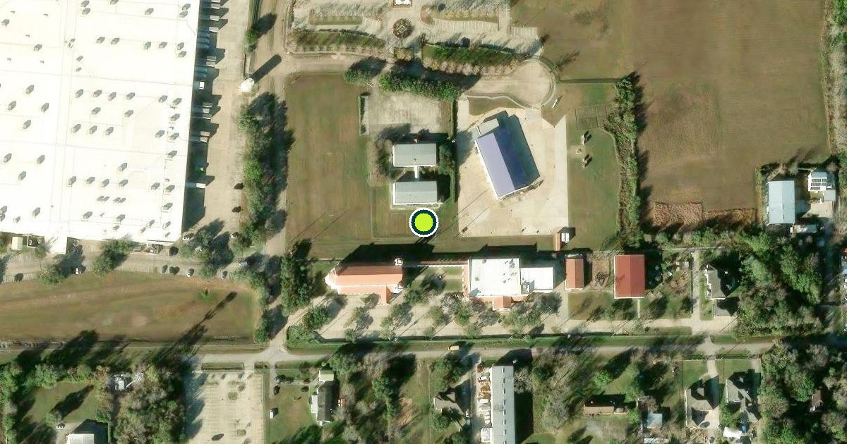 Satellite view of Houston Pickleball Courts