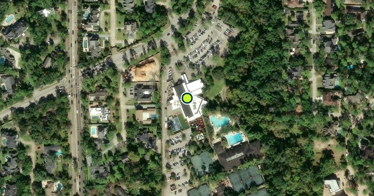 Satellite view of Houston Racquet Club