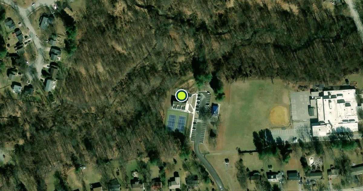 Satellite view of Howard County Pickleball Courts