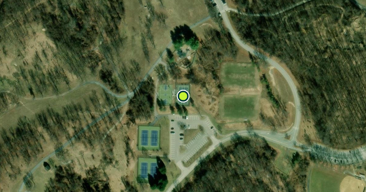 Satellite view of Howard County Pickleball Courts
