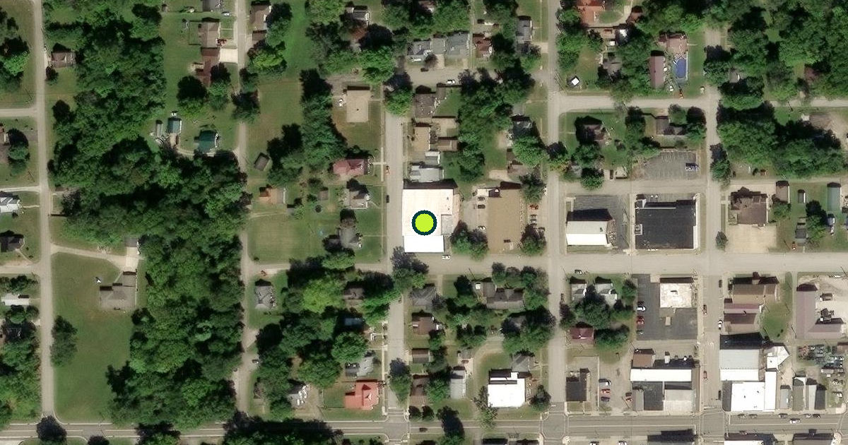 Satellite view of Hub Civic Center