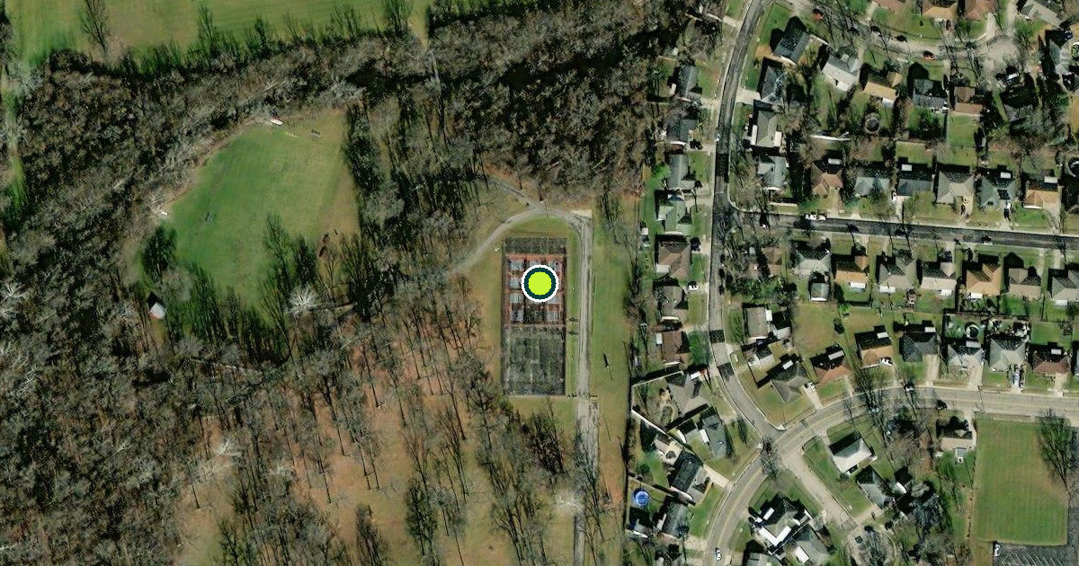 Satellite view of Huber Heights Pickleball Courts
