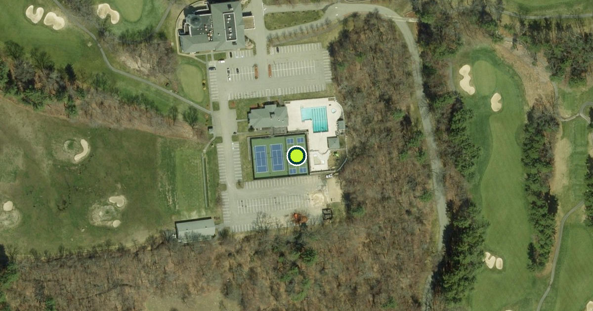 Satellite view of Hudson Pickleball Courts