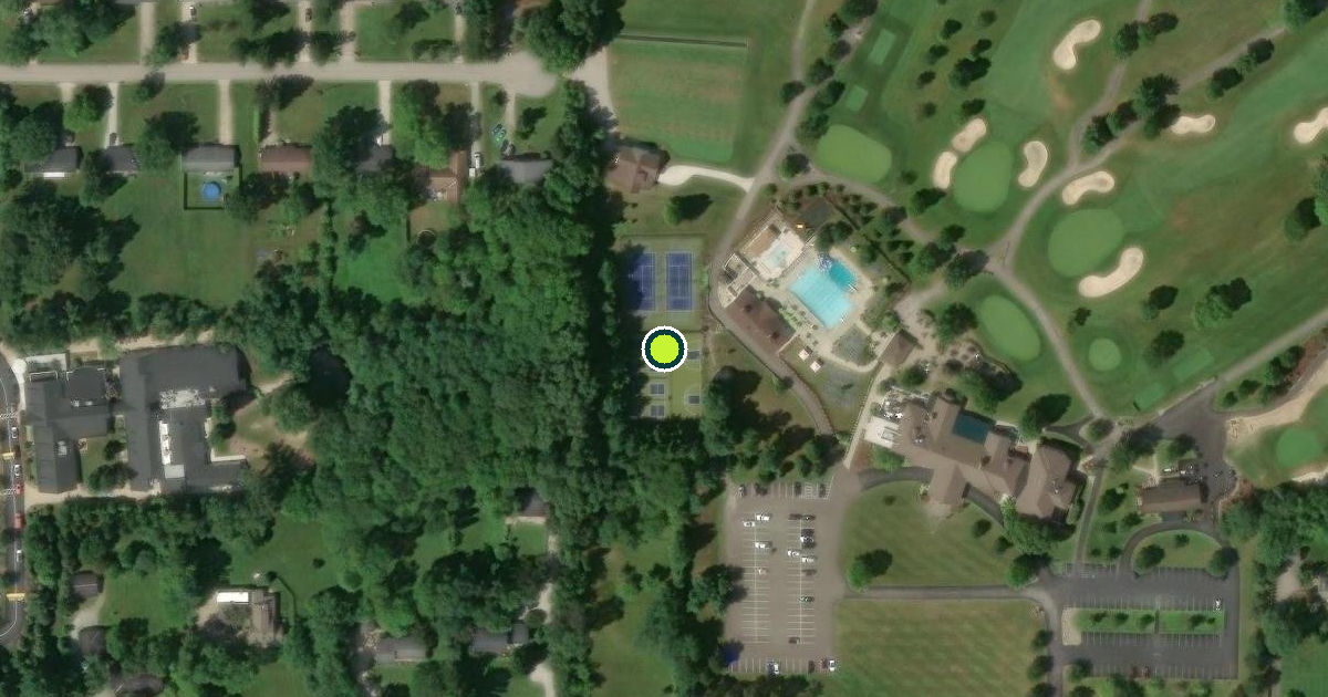 Satellite view of Hudson Pickleball Courts