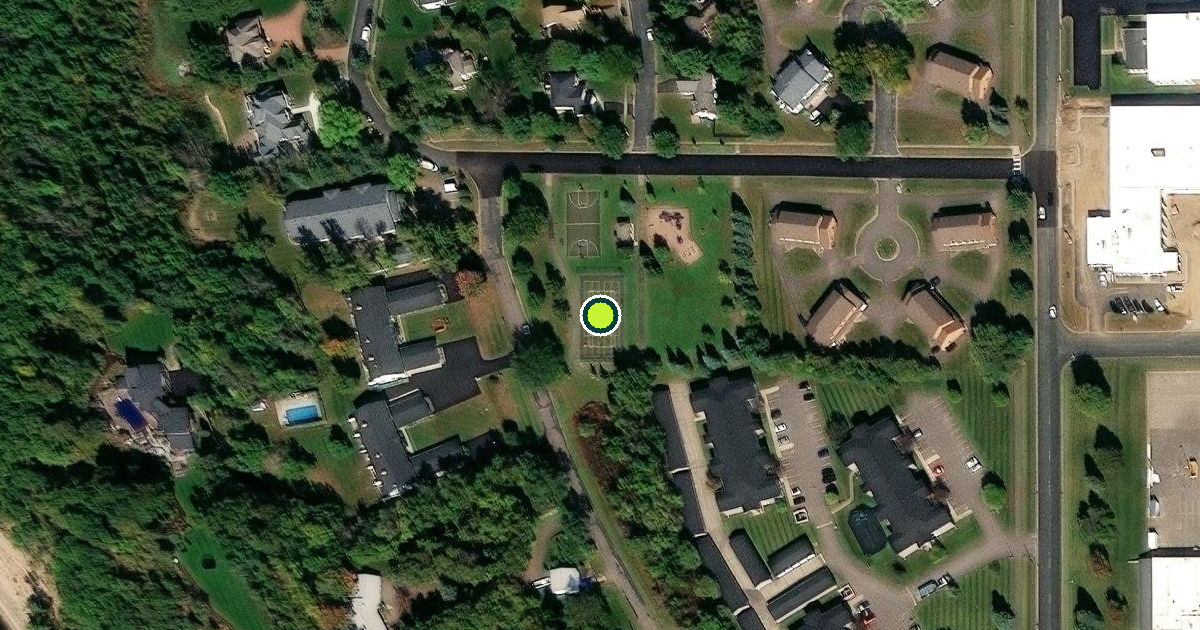 Satellite view of Hudson Pickleball Courts