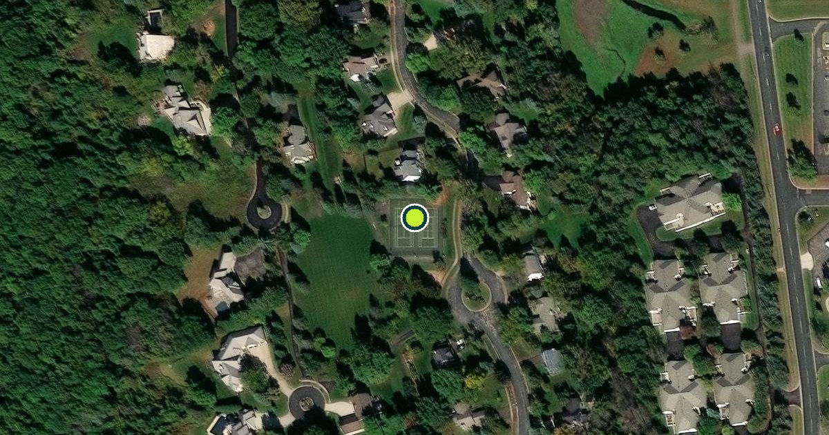 Satellite view of Hudson Pickleball Courts