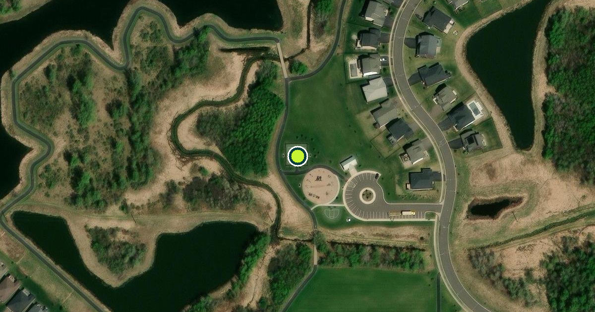 Satellite view of Hugo Pickleball Courts