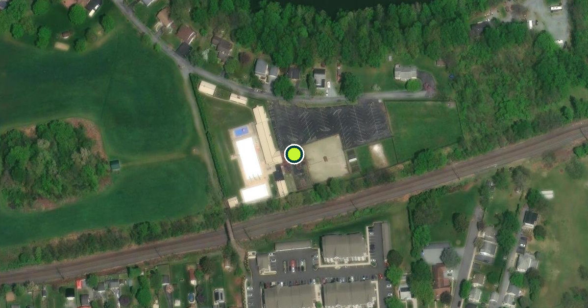 Satellite view of Hummelstown Pickleball Courts