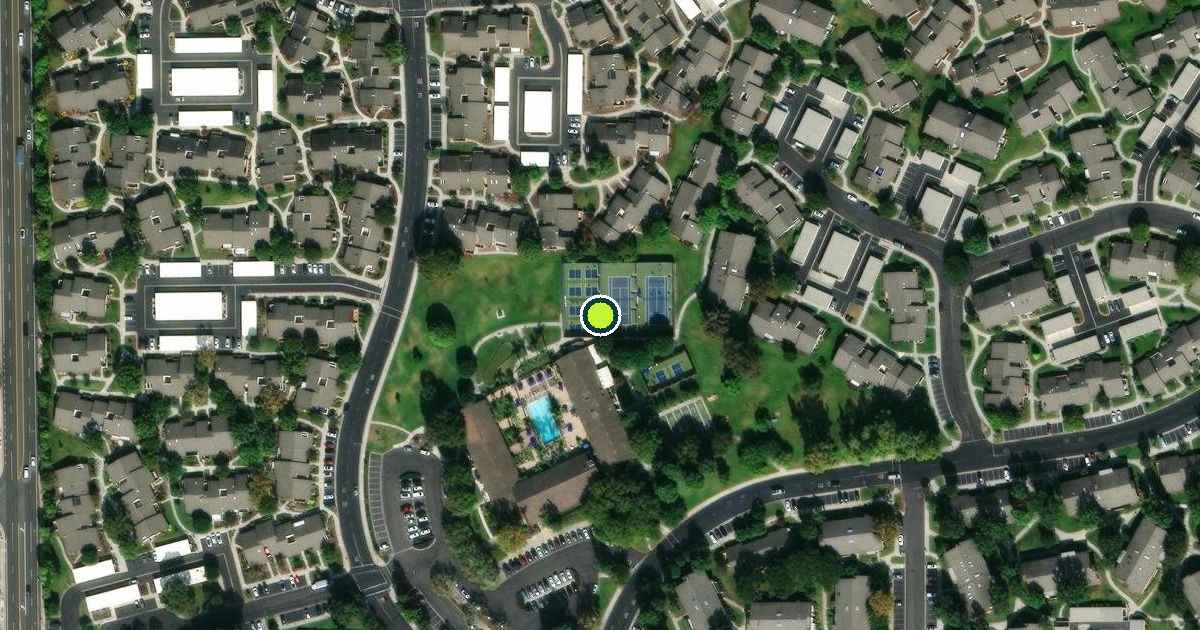 Satellite view of Huntington Beach Pickleball Courts