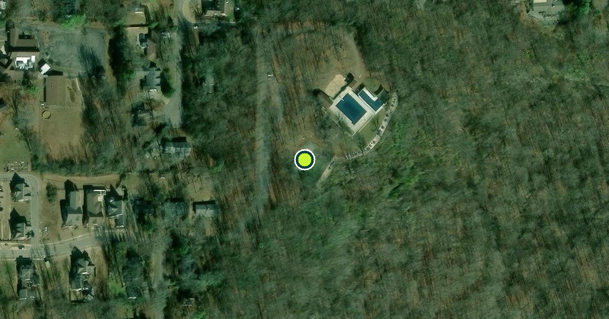 Satellite view of Huntsville Pickleball Courts