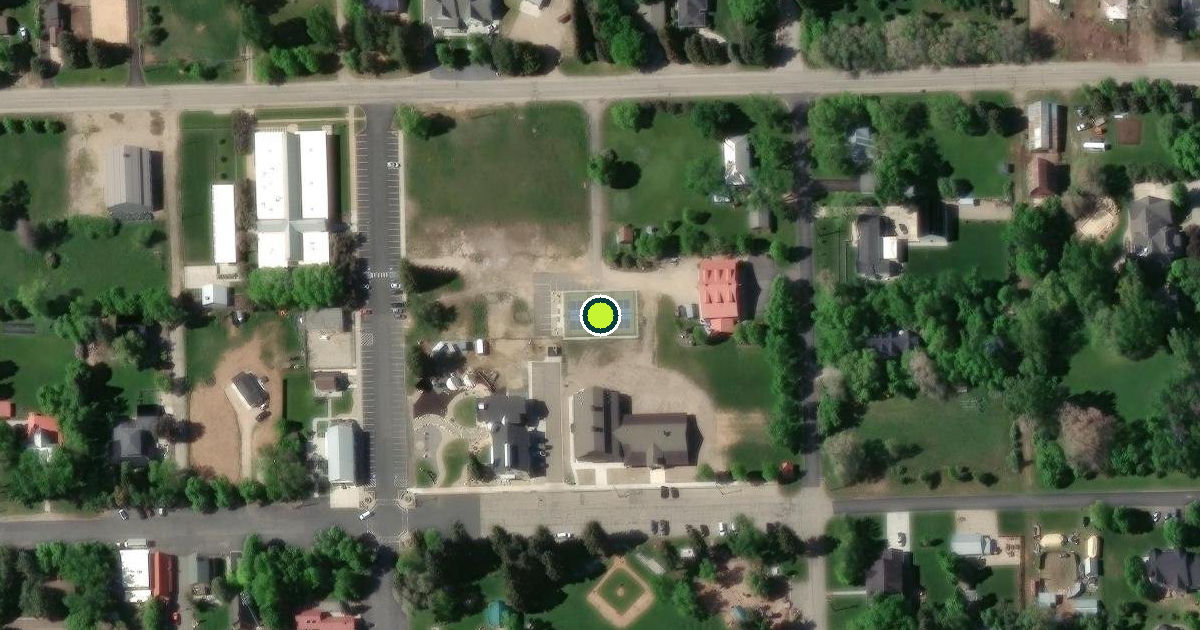Satellite view of Huntsville Pickleball Courts