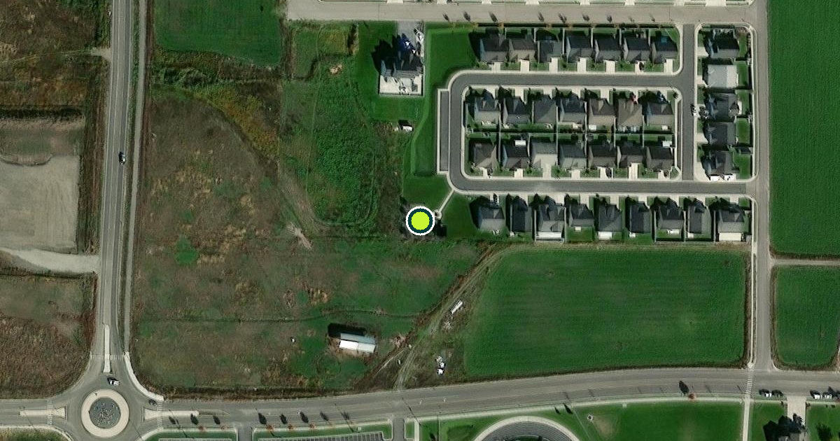 Satellite view of Hyde Park Pickleball Courts