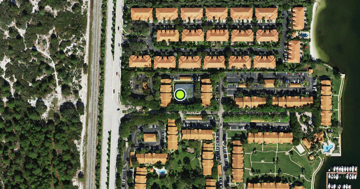 Satellite view of Hypoluxo Pickleball Courts