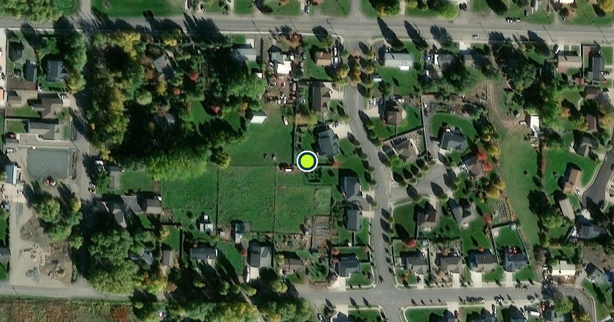 Satellite view of Hyrum Pickleball Courts