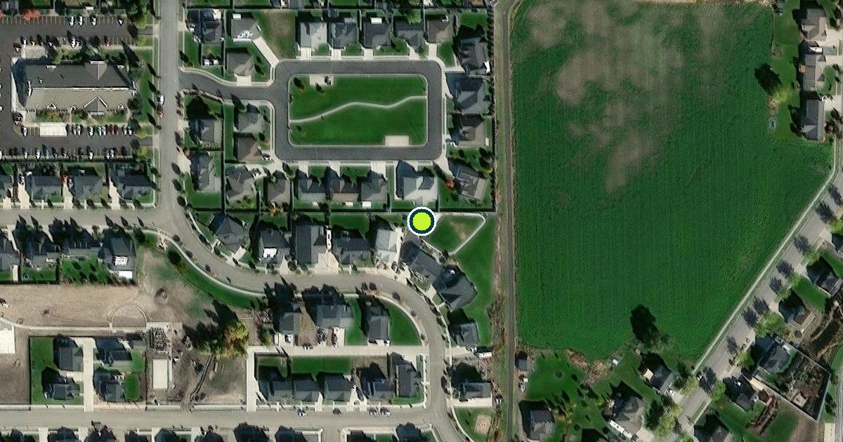 Satellite view of Hyrum Pickleball Courts