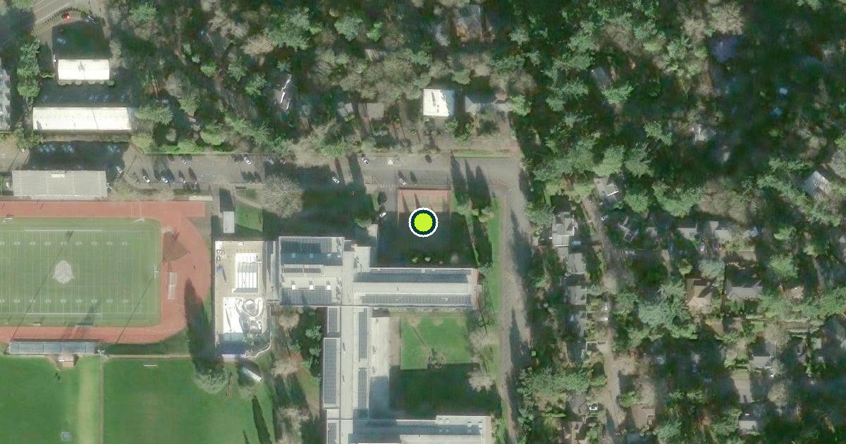 Satellite view of Ida B. Wells-Barnett Pickleball Courts