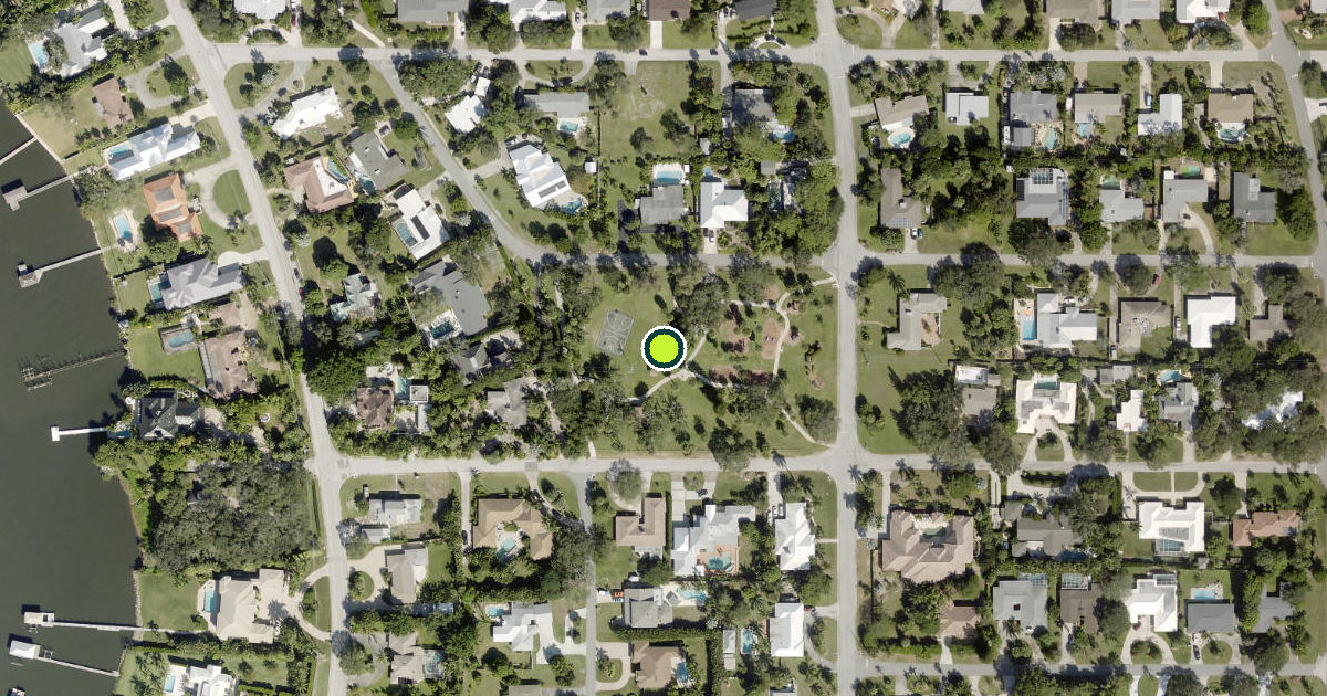 Satellite view of Indialantic Pickleball Courts