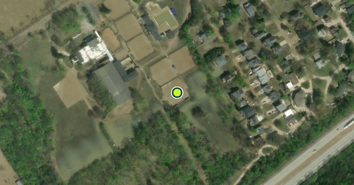 Satellite view of Indian Hills Pickleball Courts