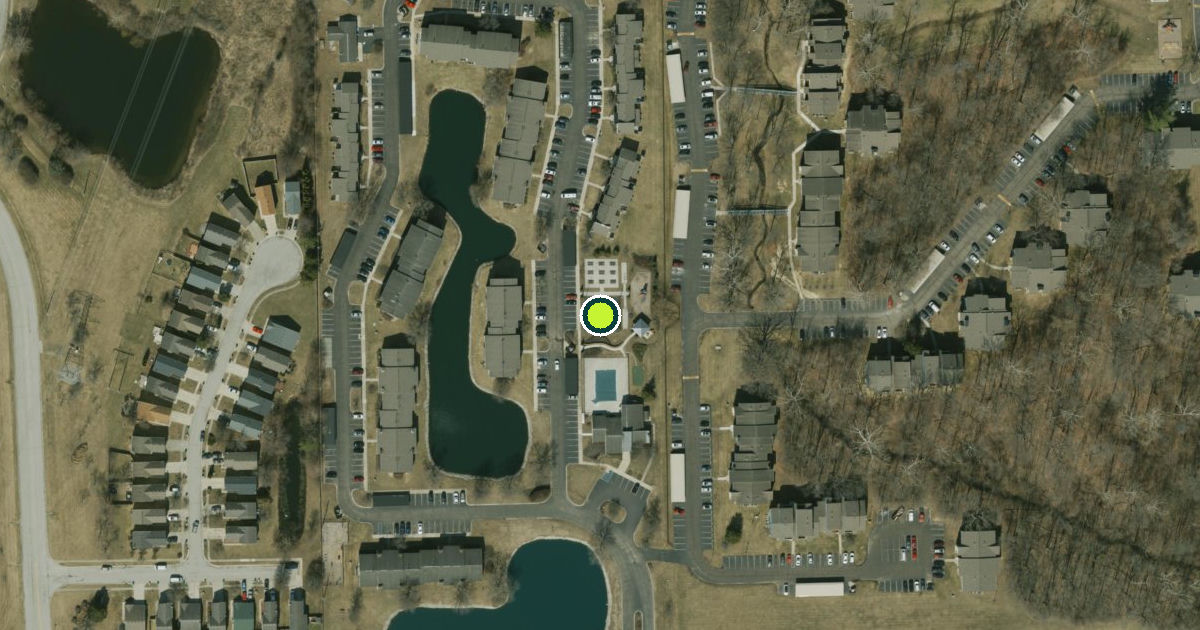 Satellite view of Indianapolis Pickleball Courts