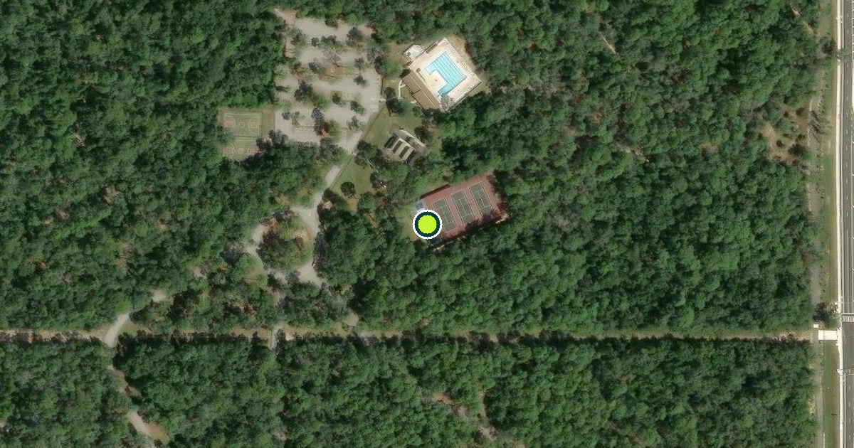Satellite view of Inverness Pickleball Courts