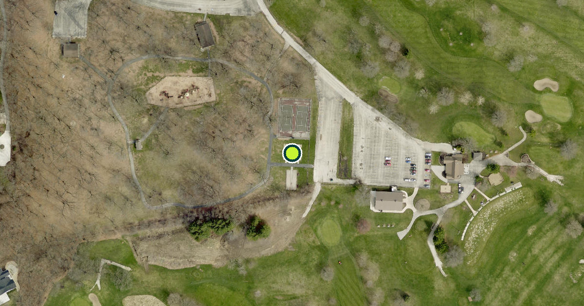 Satellite view of Inwood Park Pickleball Courts