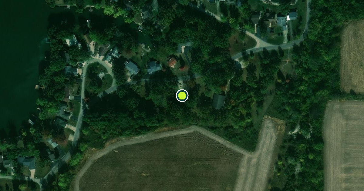 Satellite view of Iroquois County Pickleball Courts