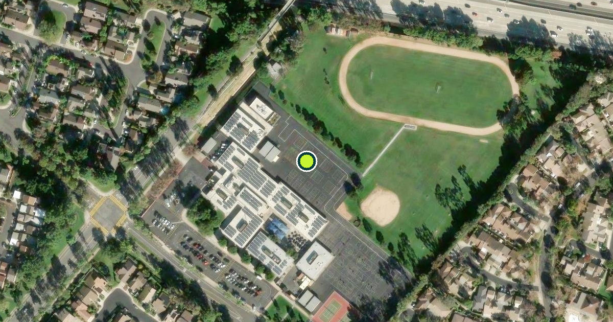 Satellite view of Irvine Pickleball Courts