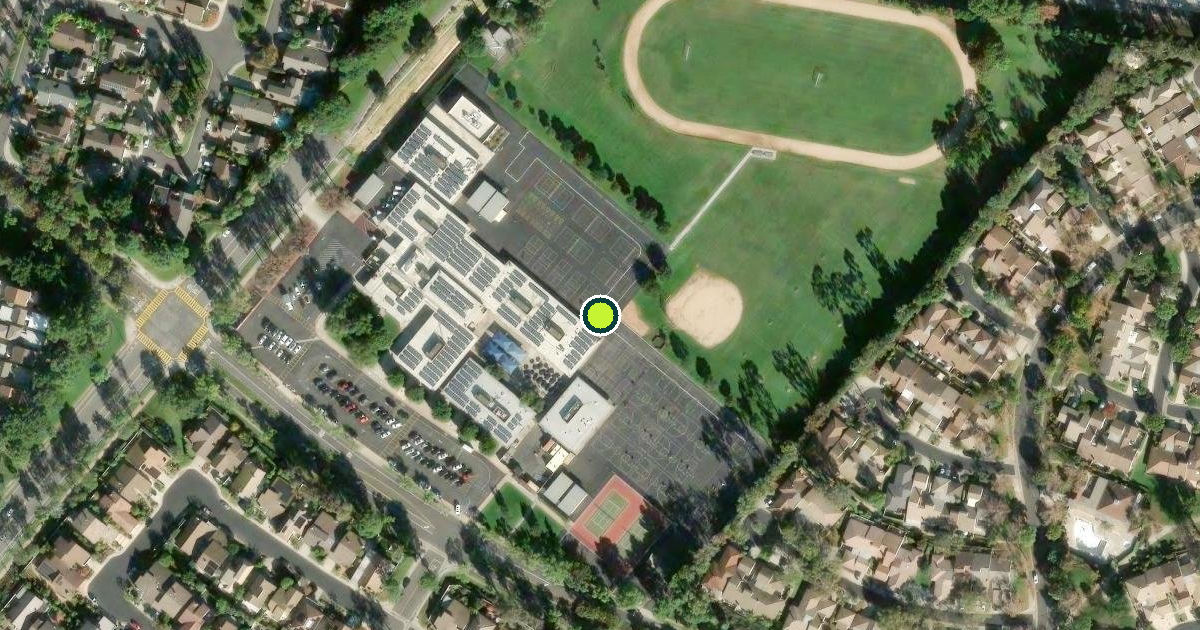 Satellite view of Irvine Pickleball Courts