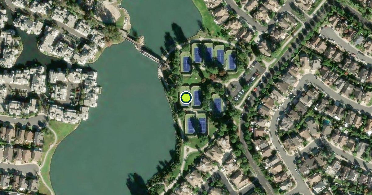Satellite view of Irvine Pickleball Courts