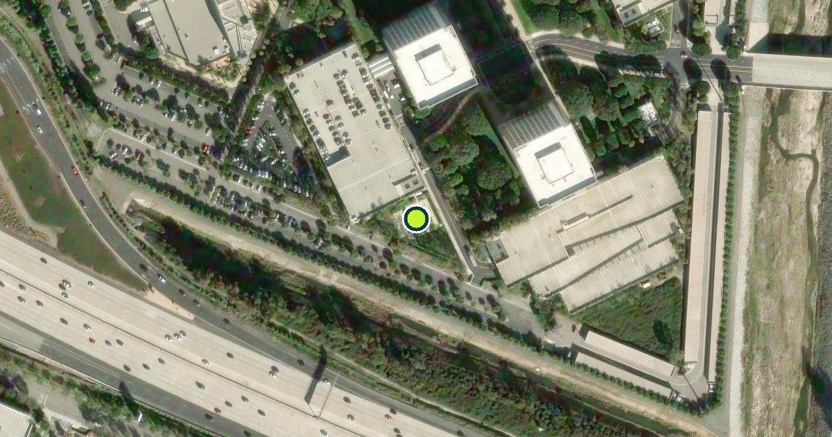 Satellite view of Irvine Pickleball Courts