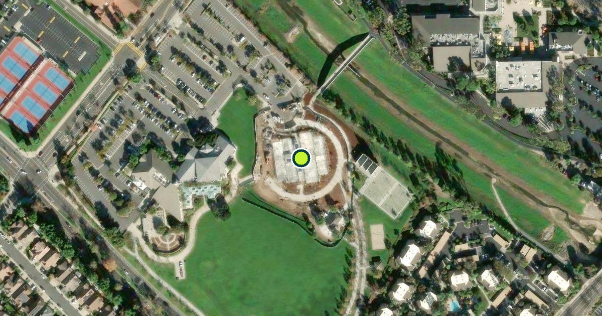 Satellite view of Irvine Pickleball Courts