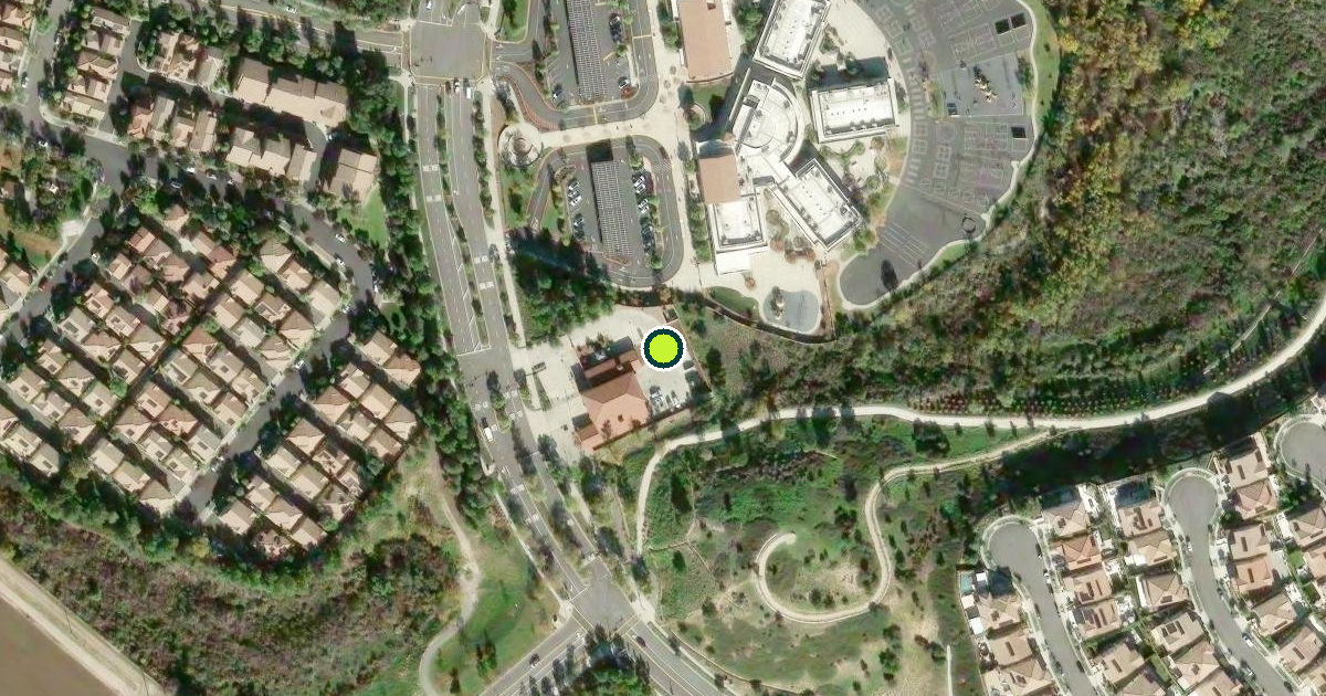 Satellite view of Irvine Pickleball Courts