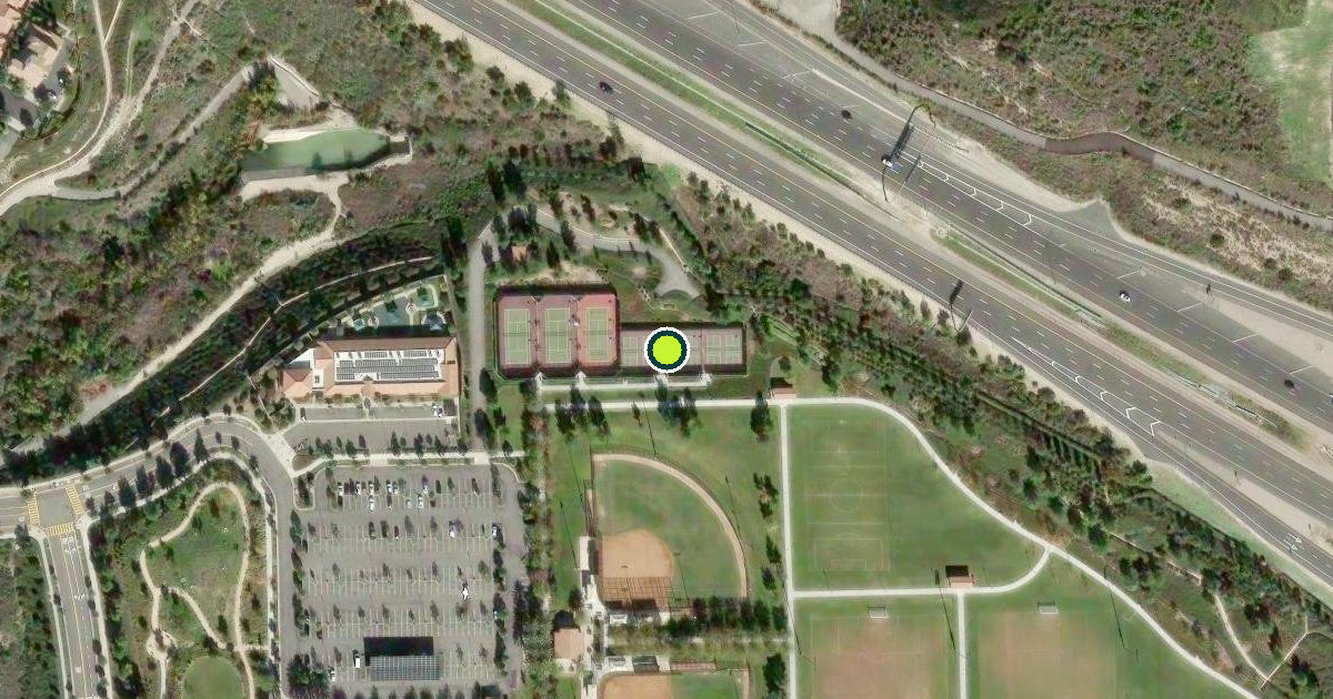 Satellite view of Irvine Pickleball Courts