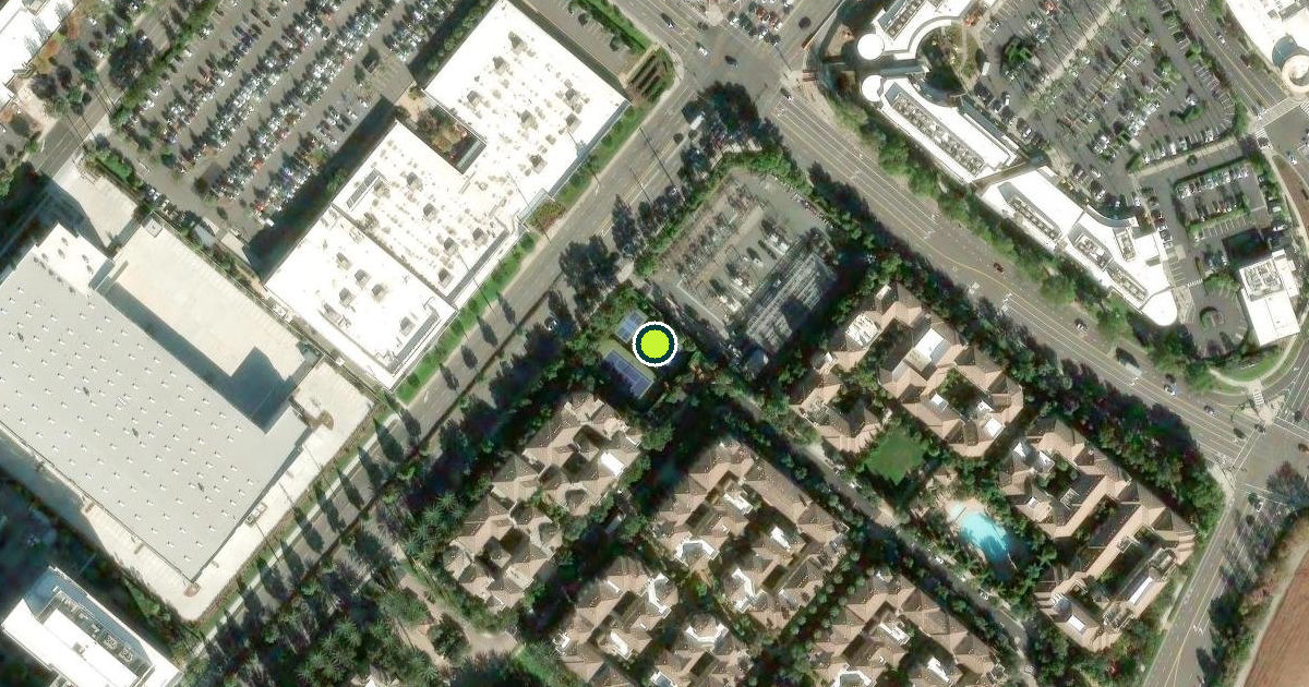 Satellite view of Irvine Pickleball Courts