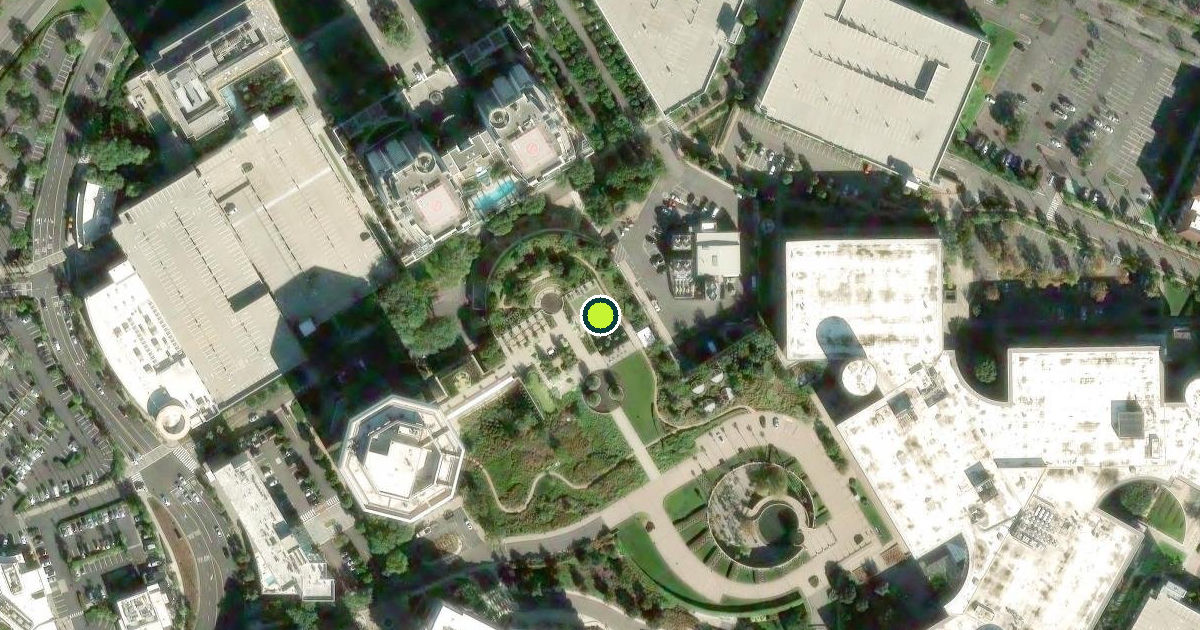 Satellite view of Irvine Pickleball Courts