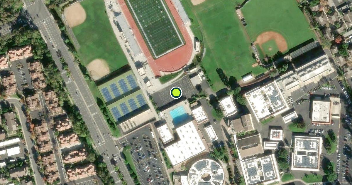 Satellite view of Irvine Pickleball Courts