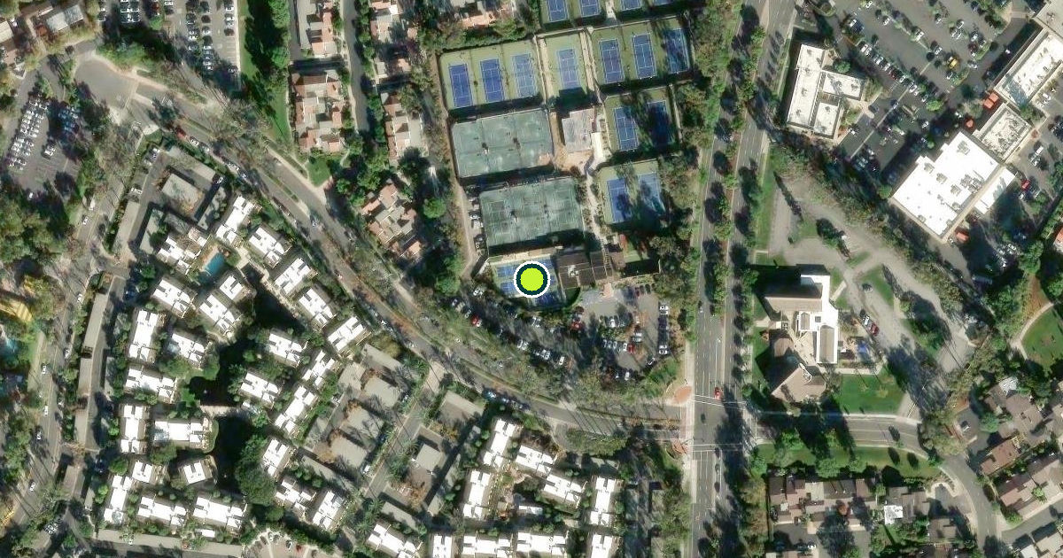Satellite view of Irvine Pickleball Courts