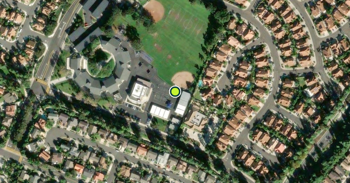 Satellite view of Irvine Pickleball Courts